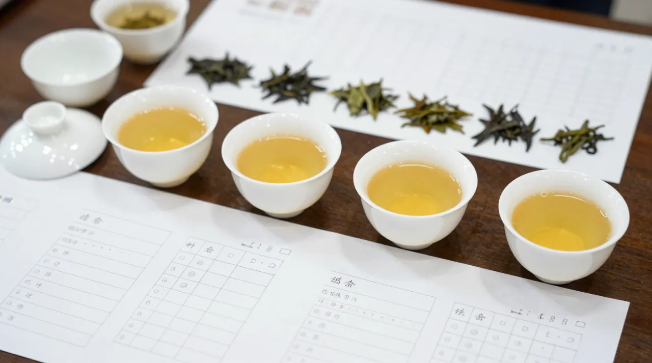 评茶员配图