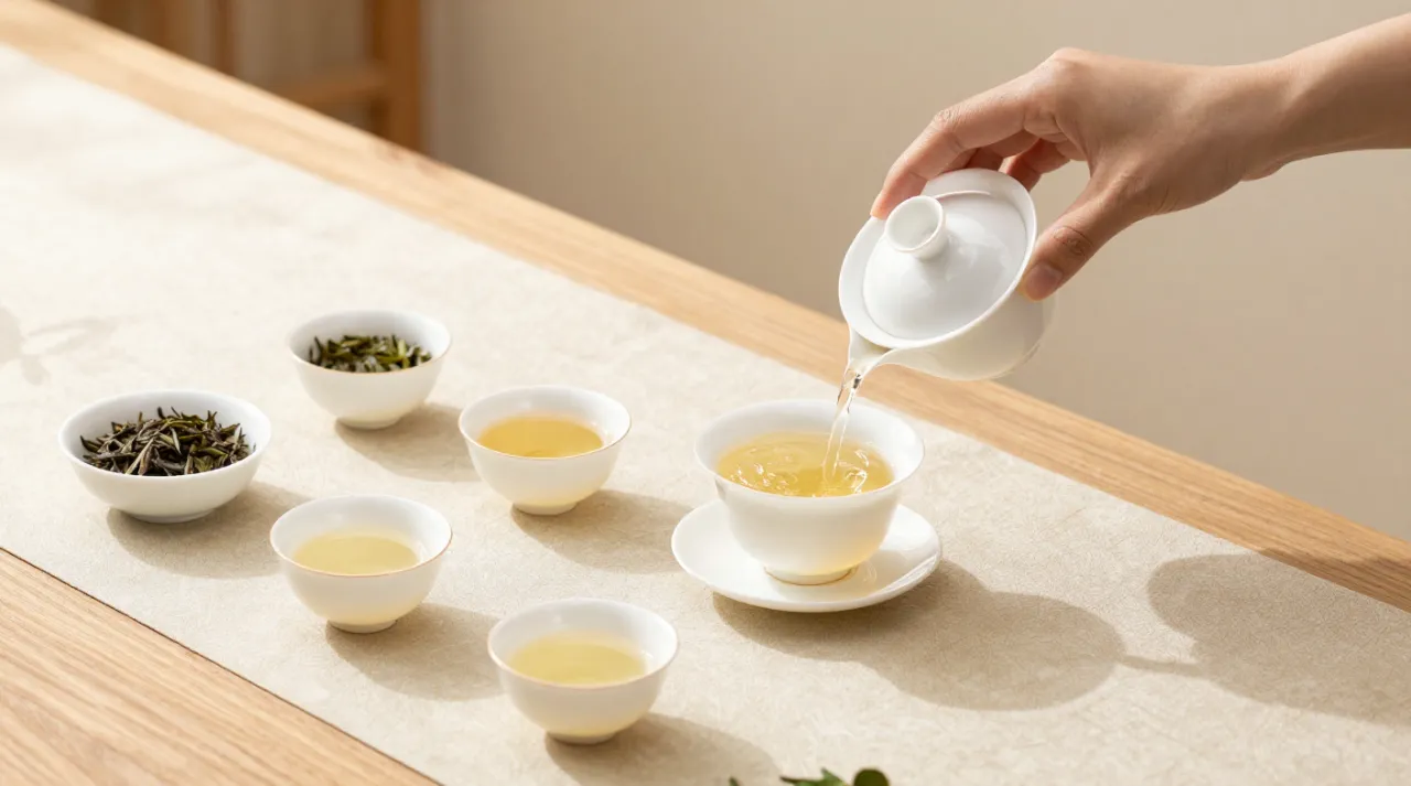 茶艺师配图