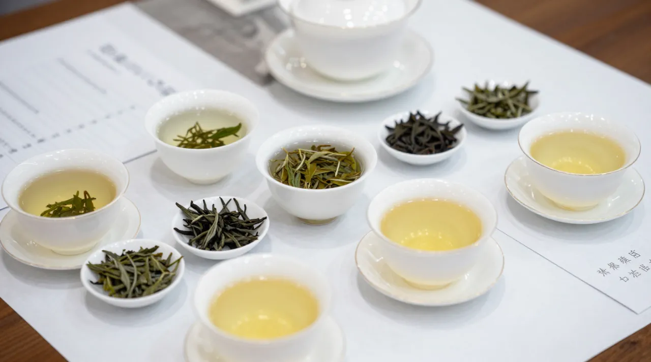 评茶员配图