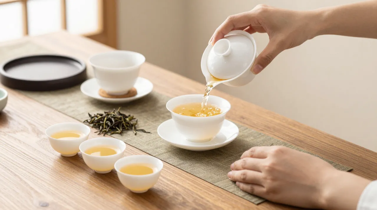 茶艺师配图
