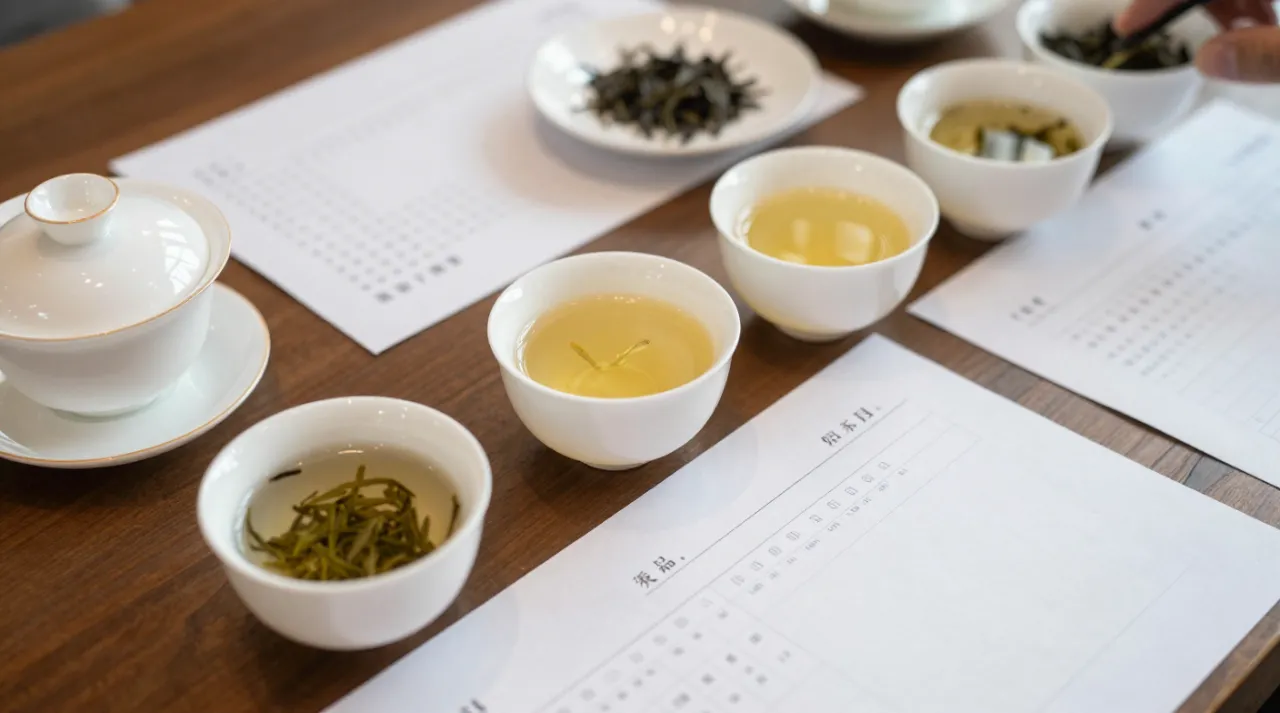 评茶员配图