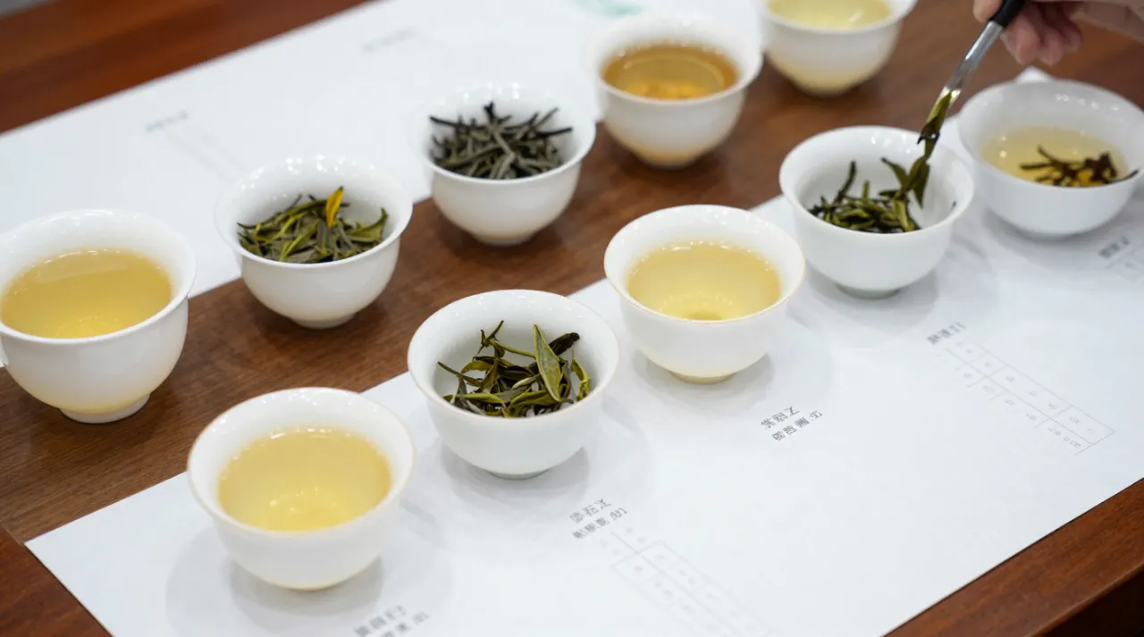 评茶员配图