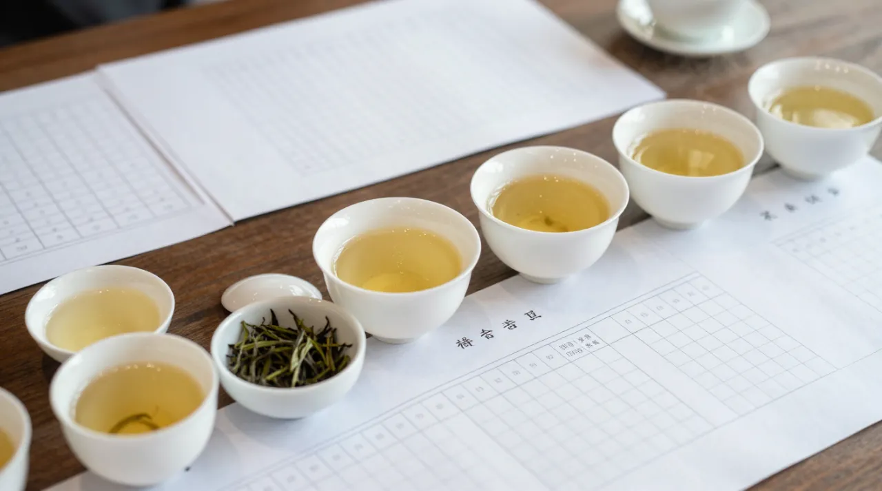 评茶员配图